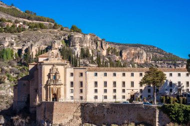 Cuenca, Spain. View of the Old Convent of San Pablo today a hotel and an artistic space
