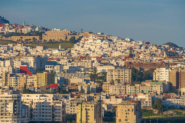 View of the city of Tetouan in Morocco, North Africa