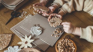 Çocukların yaratıcılığı ve konsept meslekleri için fikir.