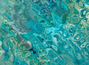 Soyut arkaplan çizimi, modern hipster fraktal alev grafiği. Renkli sürreal poster, afiş