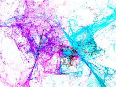 Soyut arkaplan çizimi, modern hipster fütüristik fraktal alev grafiği, renkli sürreal poster, afiş