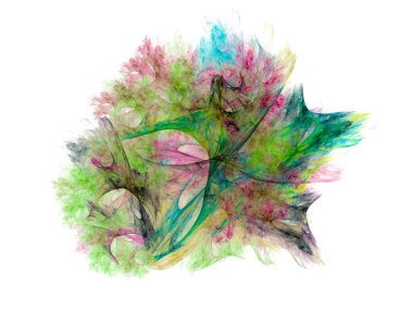 Soyut arkaplan çizimi, modern hipster fütüristik fraktal alev grafiği, renkli sürreal poster, afiş