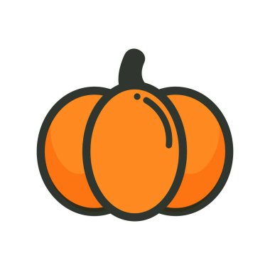 cartoon pumpkin vector image