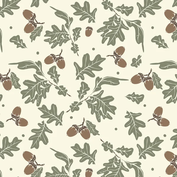 Renkli meşe ağacı desenli çiçek deseni. Şeffaf ve bej arkaplanlarda yaprak desenleri tek başına. Meşe palamudunda yapraklı çiçekli kusursuz desen var.