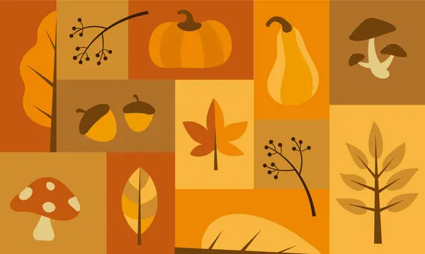 Sonbahar yapraklı soyut arkaplan