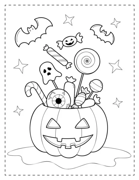 Şekerle gülümseyen balkabağı