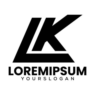 I harfi logo tasarım vektörü