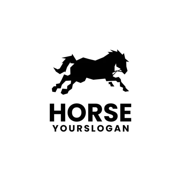 Cavalo Logotipo Design Vector —  Vetores de Stock