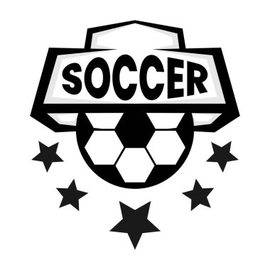 Futbol kulübü logosu tasarım şablonu