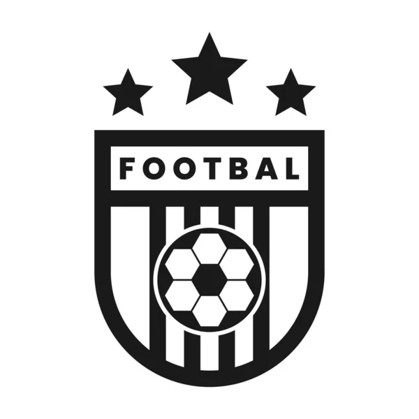 Fodbold Klub Logo Design Skabelon – Stock-vektor