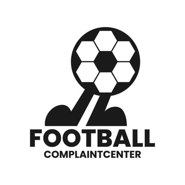 Fußball Service Logo Design Vorlage — Stockvektor