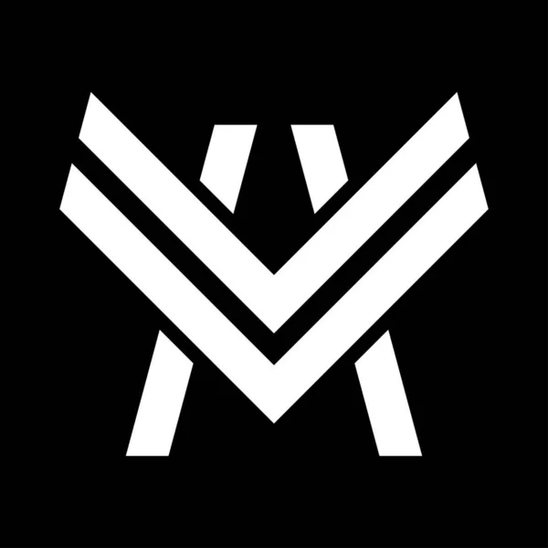 Буква Дизайн Логотипа Монограммы Соблазнить — стоковый вектор
