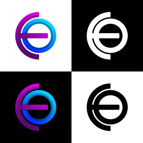 Letter Gradient Logo Design — Stock Vector