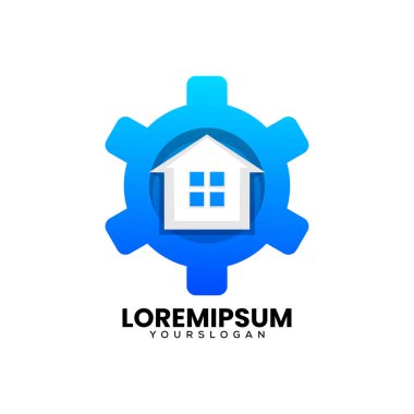 ev logosu tasarım şablonu ayarlanıyor