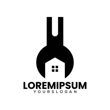 ev araçları logo tasarım vektörü