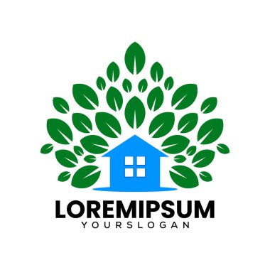 Doğal ev logosu tasarımı