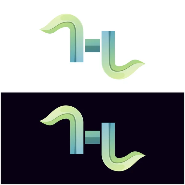 Illustration Logo Vectoriel Lettre Dégradé Style Coloré — Image vectorielle