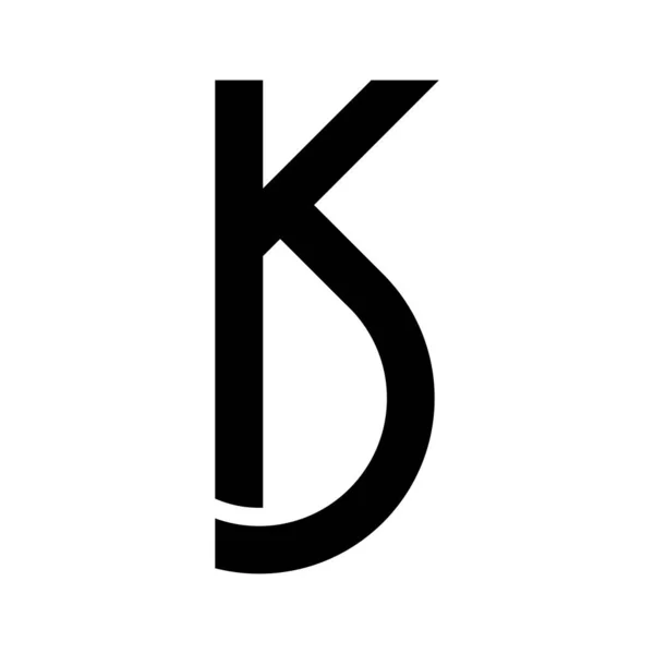 Шаблон Логотипа Буквы — стоковый вектор