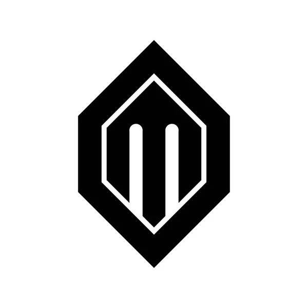 Carta Modelo Design Logotipo — Vetor de Stock