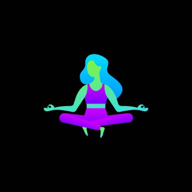 Kadın rahatla logo tasarımı 