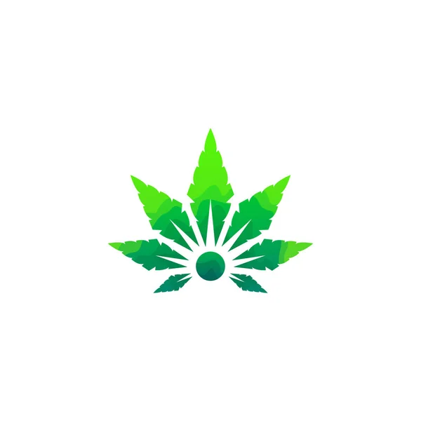 大麻标识设计图标 — 图库矢量图片