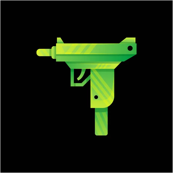 Arma Logotipo Design Vetor —  Vetores de Stock