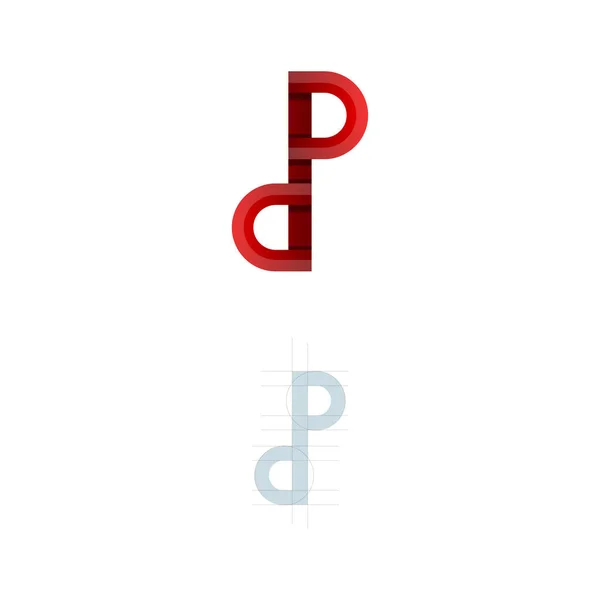 字母D P标志设计 — 图库矢量图片