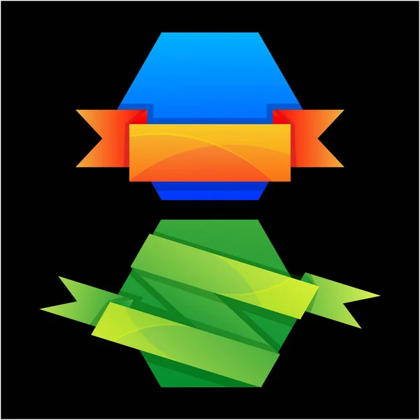 Icône Ruban Avec Style Vectoriel Dégradé — Image vectorielle