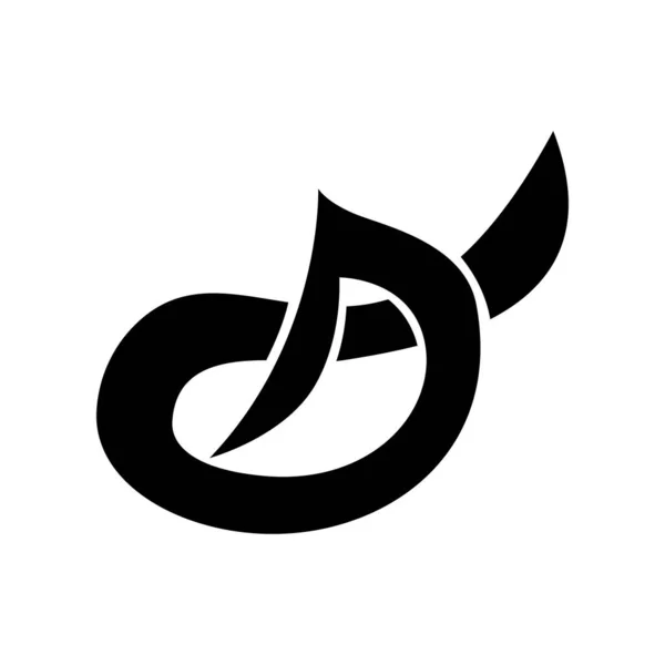 Lettre Modèle Conception Logo — Image vectorielle