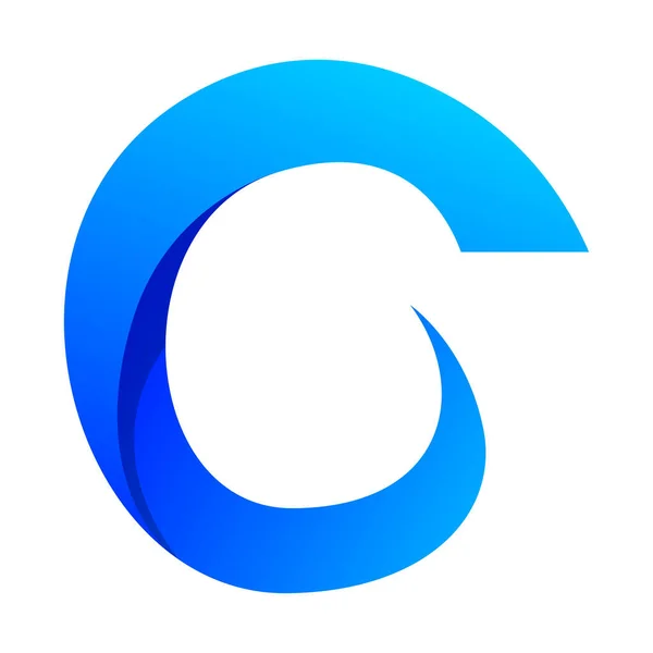 Bunte Buchstaben Gradient Logo Design — Stockvektor