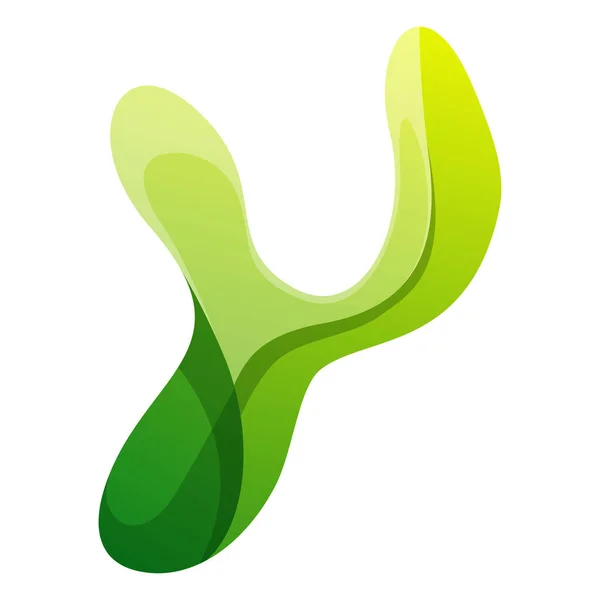 Lettre Colorée Gradient Logo Design — Image vectorielle