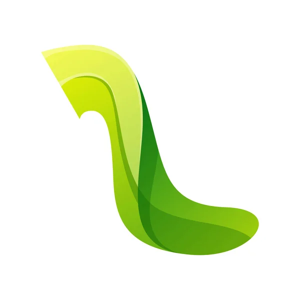 Letra Colorida Diseño Del Logotipo Del Gradiente — Vector de stock
