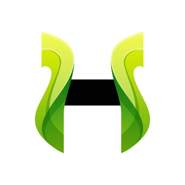 Buchstabe Bunten Verlauf Symbol Logo Design — Stockvektor
