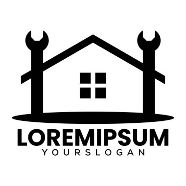 ev onarımı yaratıcı logo tasarımı