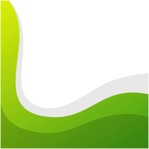 Gradiente Verde Sfondo Modello Astratto — Vettoriale Stock