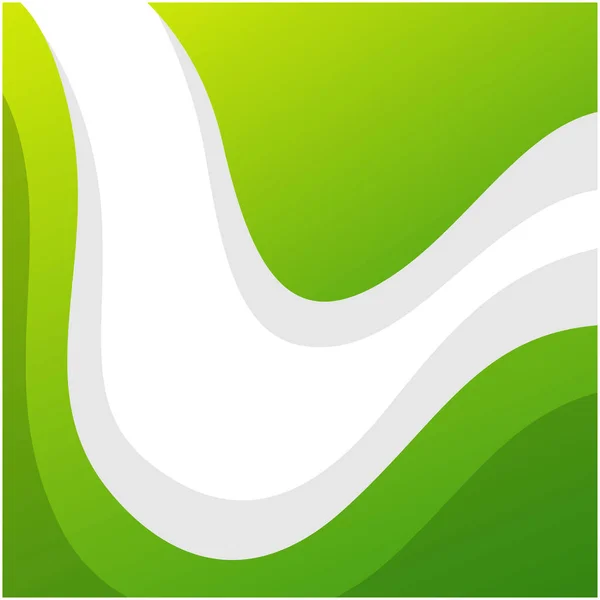 Dégradé Fond Vert Modèle Abstrait — Image vectorielle