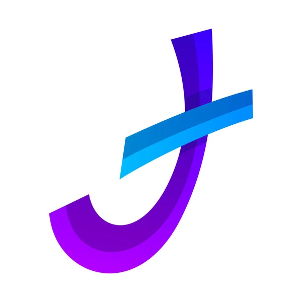 Lettera Gradiente Logo Design — Vettoriale Stock
