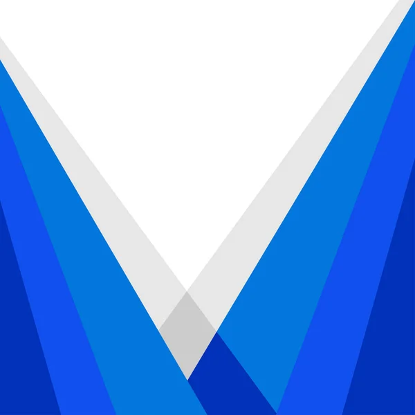 Vector Abstracto Plantilla Fondo Azul — Archivo Imágenes Vectoriales