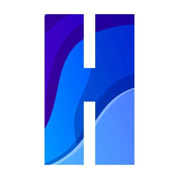Buchstabe Gradient Symbol Logo Design — Stockvektor