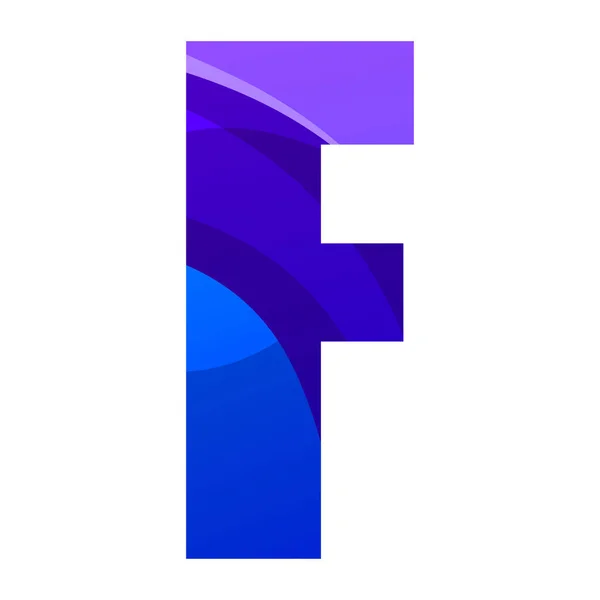 Lettre Gradient Icône Logo Design — Image vectorielle