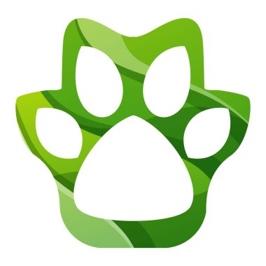 vektör gradyan evcil hayvan logosu tasarımı