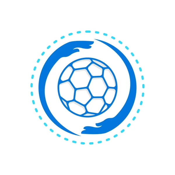 Παγκόσμιο Λογότυπο Της Κοινότητας Των Οπαδών Ποδοσφαίρου — Διανυσματικό Αρχείο