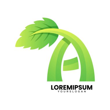 Harf Bir Nane Yaprağı logo tasarımı