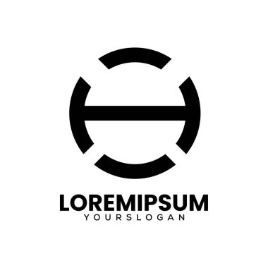 yaratıcı harf h simgesi logo tasarımı