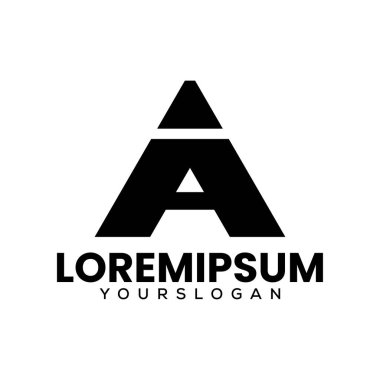 bir simge logo tasarımı harfi