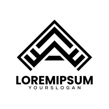 Baş harfler. Logo tasarımı.