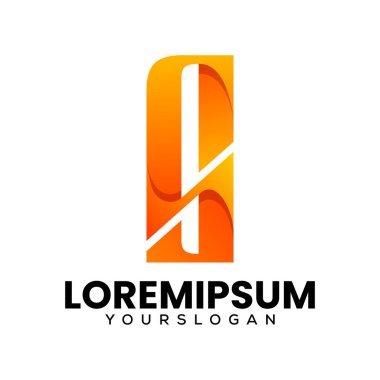 S harfinin baş harfleri renkli logo tasarımı