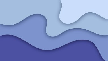 Soyut kağıt kesimi şekil dalga arkaplanı