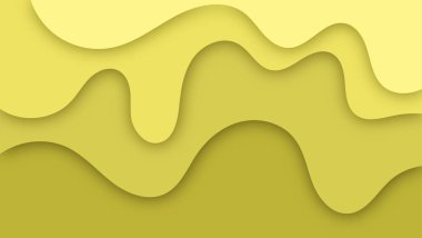 Soyut kağıt kesimi şekil dalga arkaplanı