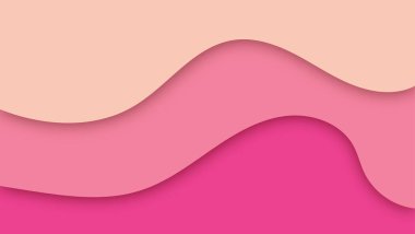 Soyut kağıt kesimi şekil dalga arkaplanı